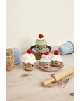 Very Cherry Cupcakes Amigurumi Crochet Kit