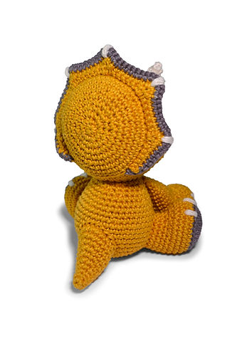 Amigurumi Kit Dinos -04 Triceratops