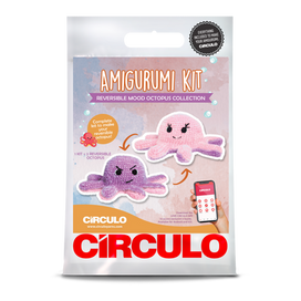 Amigurumi Kit Reversible Mood Octopus