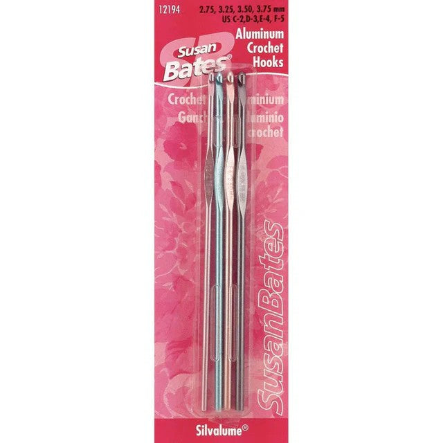 Silvalume Crochet Hook Set C-F