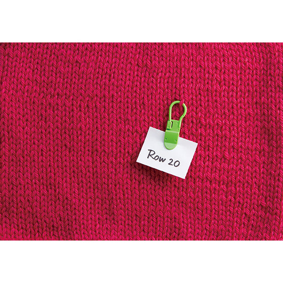 Locking Stitch Marker with Clip