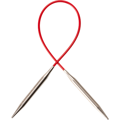 Red Lace Circular Needle