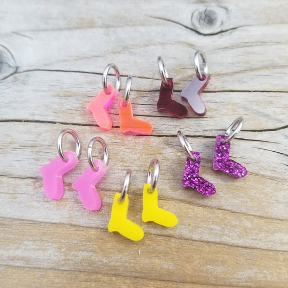 Tiny Sock Stitch Markers