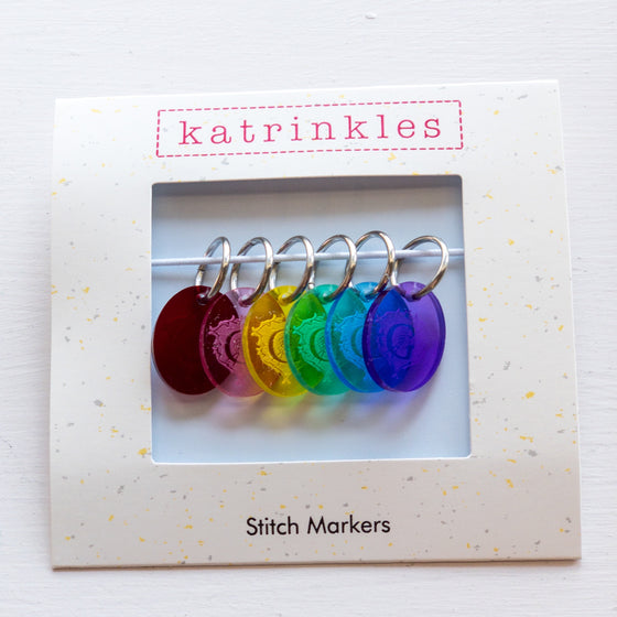 Gauge Exclusive Acrylic Stitch Marker Set