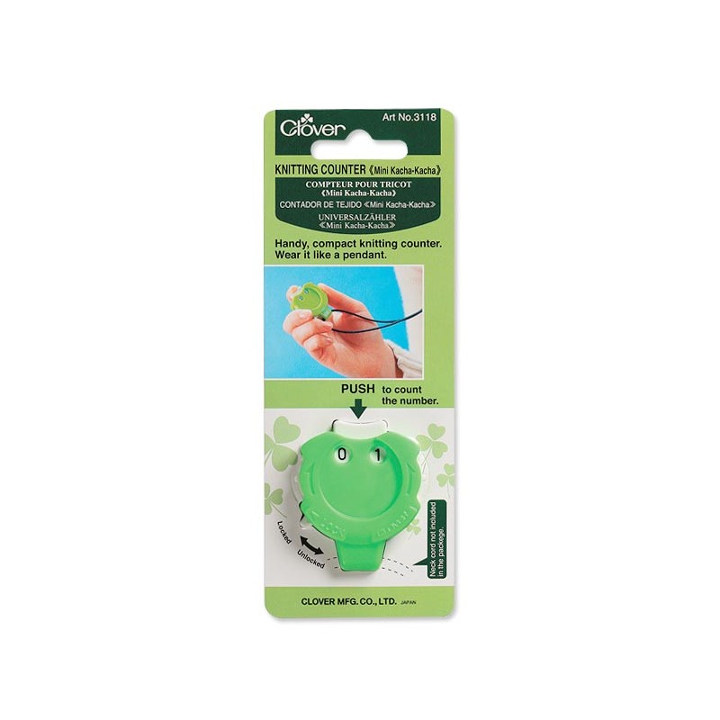 Green Mini Kacha-Kacha Knitting Counter