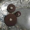 Leather Pedestal Buttons